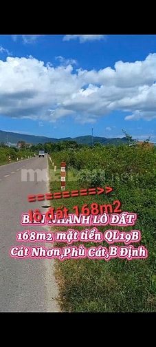 Bán đất mặt tiền QL19B đối diện cụm CN Cát Nhơn, Phù cát, BÌNH ĐỊNH.cũ