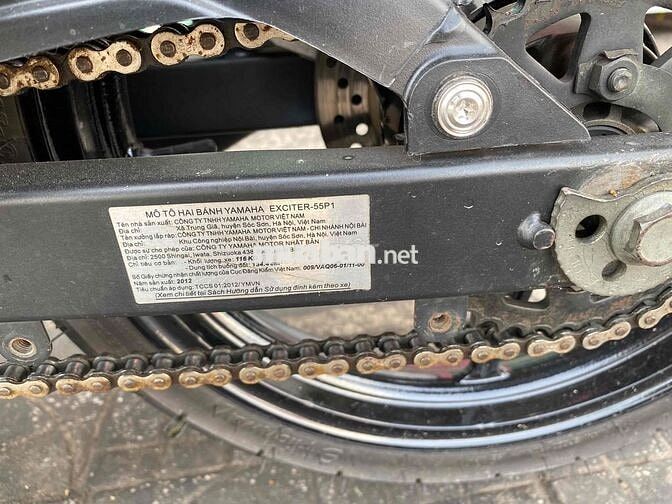 Yamaha Exciter 2012 up LC Xanh đen