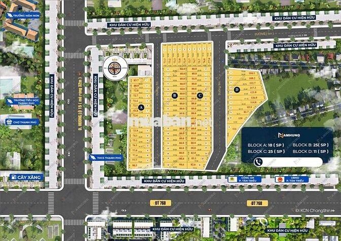 Đất nền ngay chợ Thạnh Phú SHR thổ cư 100%