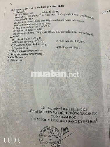 bán nhà trệt lầu mặt tiền trần ngọc quế