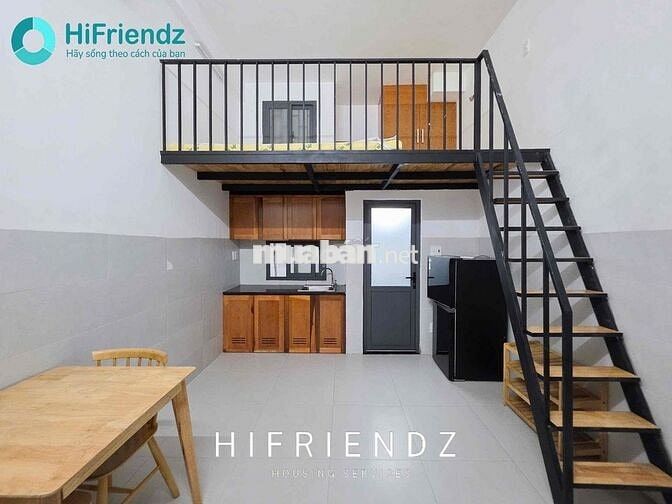 CHDV có  Gác cao rộng thoáng ở Quận 7 gần KCX | 27 m2 | Phòng 100%