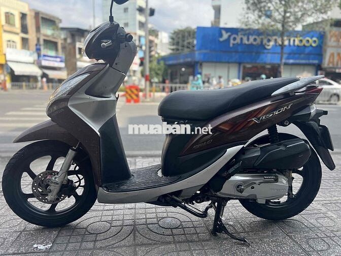 Honda Vision 2012 Nâu Bstp 9 chủ ký