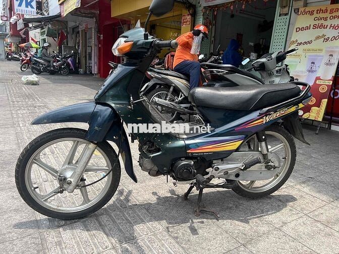 Honda Wave Thái 100 Xanh bstp 9 chủ cavet bán