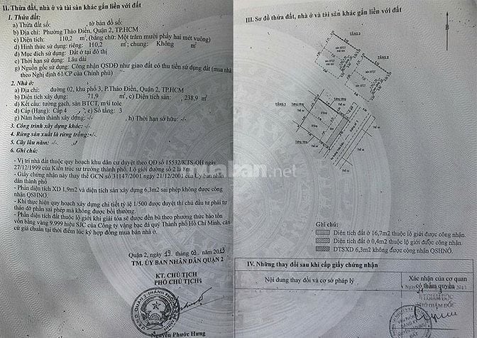 Bán nhà Thảo Điền khu Làng Báo Chí, 10m × 11m, dòng tiền 40tr/tháng