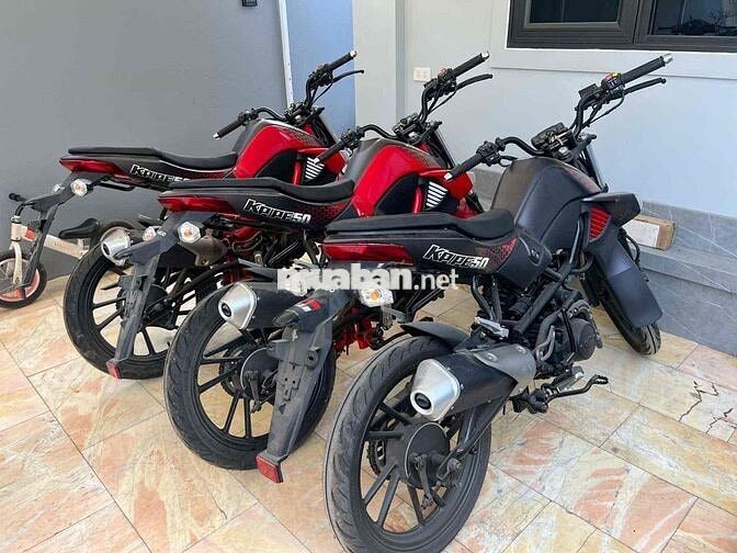 Kymco Kpipe 50cc Đen đỏ