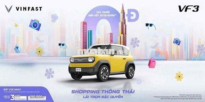VinFast VF3 sẵn xe giao ngay
