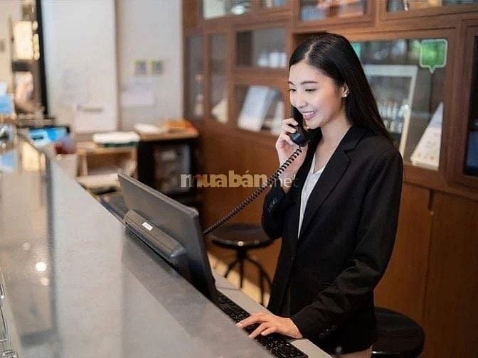 Cần tuyển 2 NV Lễ Tân  làm việc tại VP Q Tân Phú 