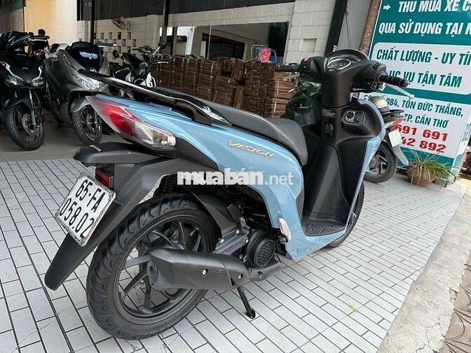 Honda Vision 2024 Đặc biệt Xanh xi măng