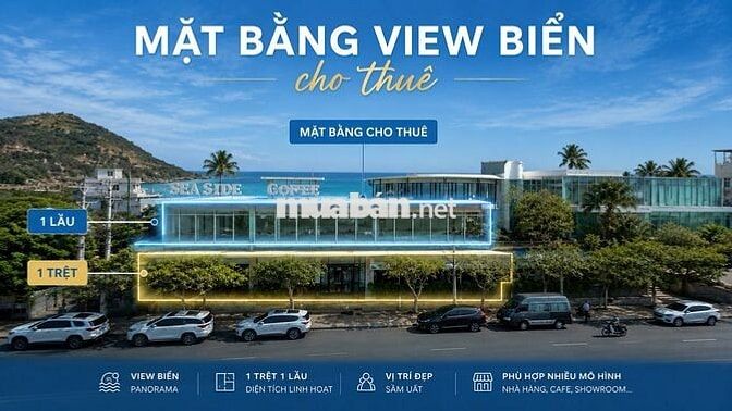 CHO THUÊ MẶT BẰNG VIP VIEW BIỂN BÃI TRƯỚC TRẦN PHÚ, VŨNG TÀU