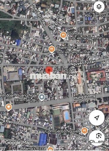 Bán Đất tặng nhà cấp 4, Phường Trần Phú, Trung Tâm TP Quảng Ngãi
