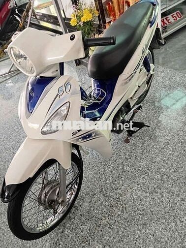 SYM Angela 50cc Trắng xanh