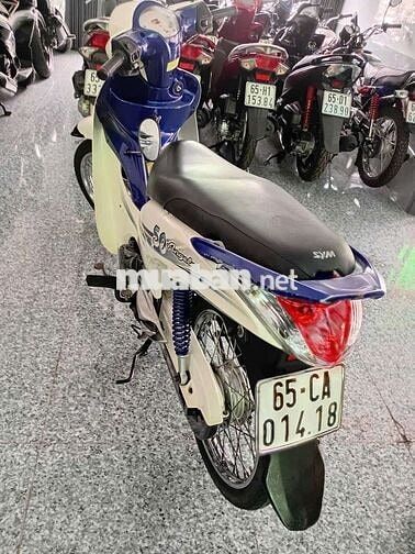 SYM Angela 50cc Trắng xanh