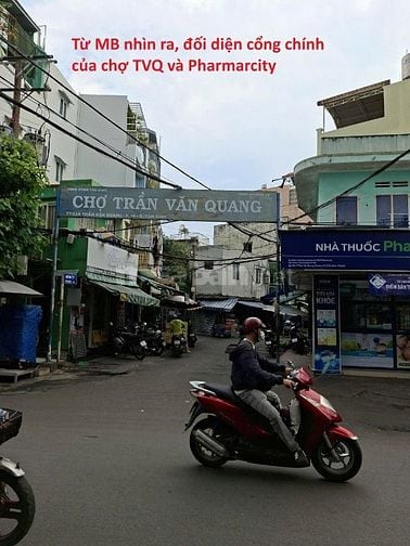 CHo thuê nhà GÓc 2MT Trần văn Quang .DT 6x20- trêt+lửng- DTSD 168m2