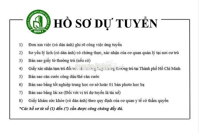 TUYỂN DỤNG 05 TÀI XẾ XE ÉP RÁC