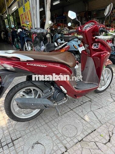 Honda Vision 2021  Đỏ khoá ga