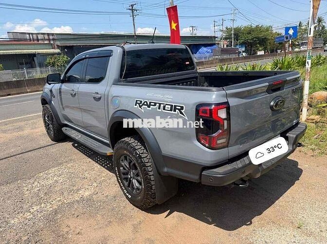 Ford Raptor 2023 Xám 8 vạn chuẩn zin bao test