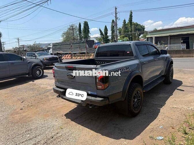 Ford Raptor 2023 Xám 8 vạn chuẩn zin bao test