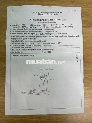 🌈 ĐẤT FULL THỔ CƯ  NGAY TRUNG TÂM AN NHỨT - LONG ĐIỀN GIÁ 800TR/LÔ
