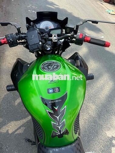 Kawasaki Z300 2017 xanh, zin đẹp ,bstp chính chủ