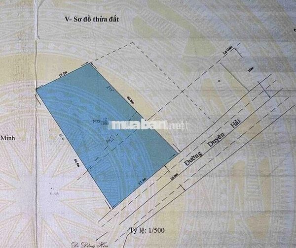 MS 081 - BÁN ĐẤT  – VỊ TRÍ ĐẸP – GIÁ TỐT