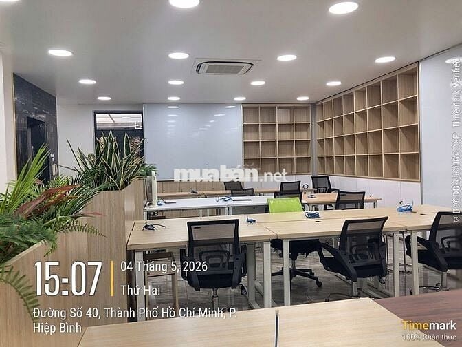 CHO THUÊ VĂN PHÒNG LỚN KĐT VẠN PHÚC - 739,5M2