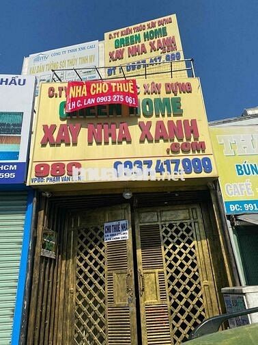 cho thuê nhà mặt tiền 989 Phạm văn đồng