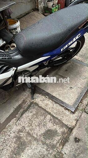 Xe máy số 50cc côn tay Xanh trắng