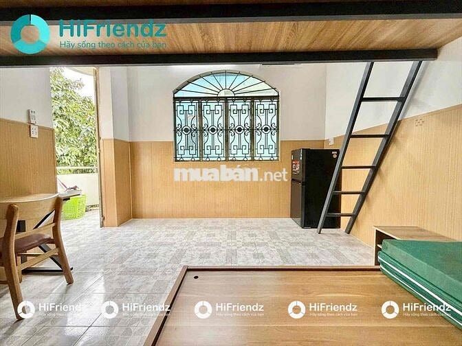 CĂN DUPLEX TÁCH BẾP - DẠNG 2 CHỖ NGỦ - FULL NỘI THẤT BAN CÔNG