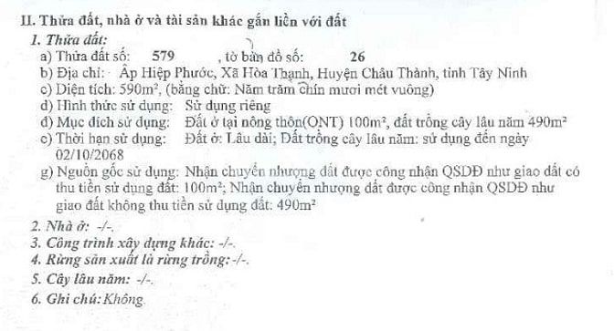 THÔNG BÁO ĐẤU GIÁ 02 TÀI SẢN VIB_XÃ HÒA HỌI & PHƯỚC VINH_TÂY NINH