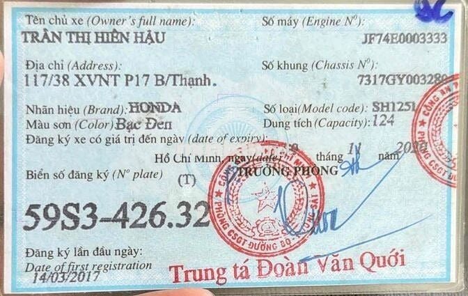 Honda SH125i 2017 Bạc đen
