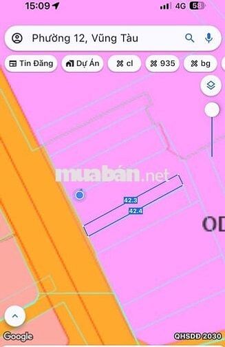 Bán Đất 192m2 Mặt Tiền Đường Lớn - Xây 6 Tầng Phường 12