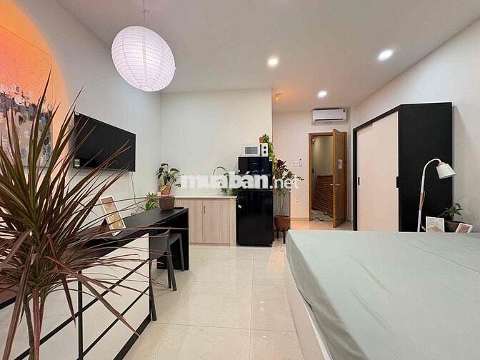 Cho thuê căn hộ studio ban công thang máy full nt ở Cống Quỳnh quận 1