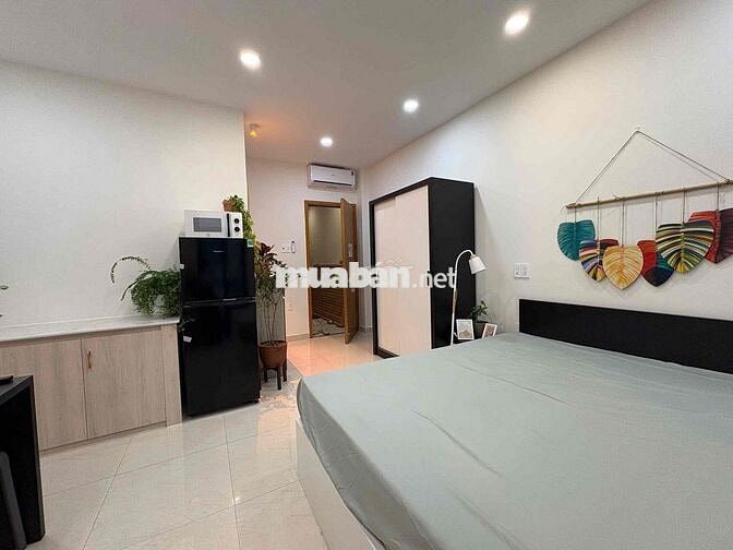 Cho thuê căn hộ studio ban công thang máy full nt ở Cống Quỳnh quận 1