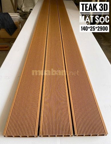 SÀN NHỰA NGOÀI TRỜI KT 140x20x2900mm
