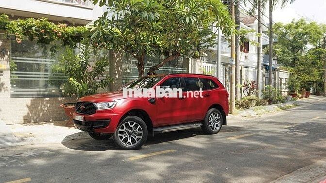Ford Everest 2019 bản Full 4x4 Titanium BiTurbo Đỏ
