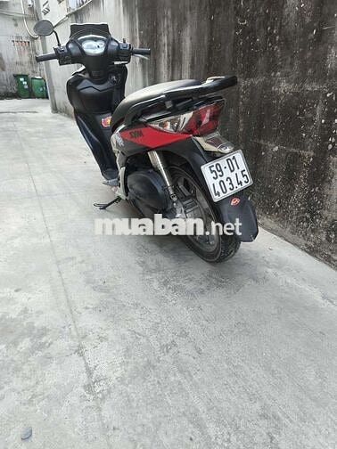 SYM Shark Trắng đỏ đen