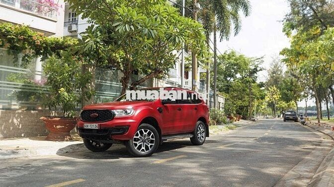 Ford Everest 2019 bản Full 4x4 Titanium BiTurbo Đỏ