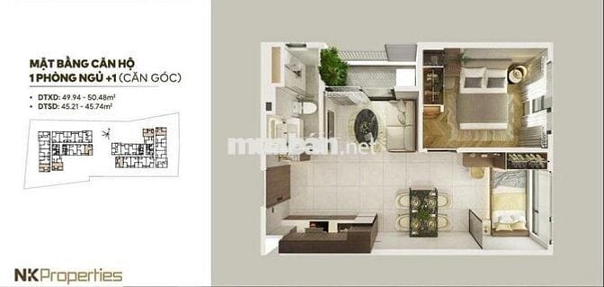 CĂN 1PN+ FENICA – CHỈ ĐÓNG 6TR/THÁNG – NHẬN NHÀ 2028 – GIÁ GỐC ĐỢT 1