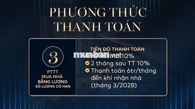 CĂN 1PN+ FENICA – CHỈ ĐÓNG 6TR/THÁNG – NHẬN NHÀ 2028 – GIÁ GỐC ĐỢT 1