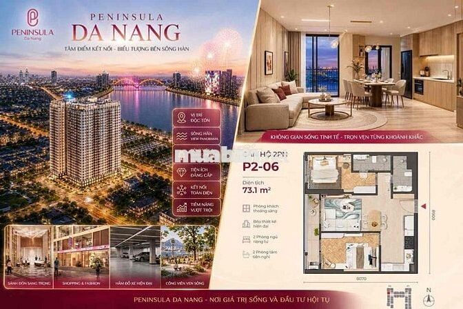 🔥 CĂN HỘ P2.04-06 VIEW TRỰC DIỆN SÔNG HÀN - VỐN 1.5 TỶ - SỔ HỒNG LÂU D