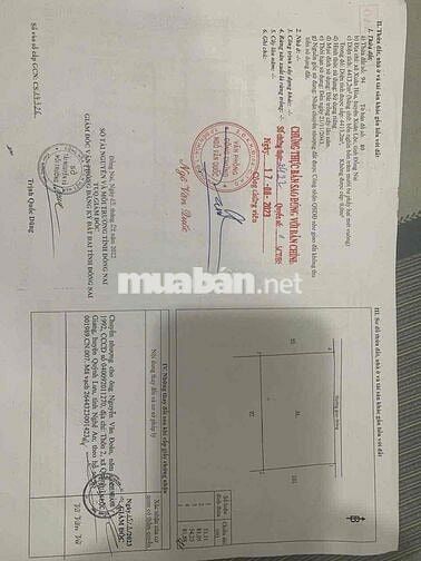 Bán đất Nông nghiệp xã Xuân Hoà, Huyện Xuân Lộc đường xe tải 10 tấn