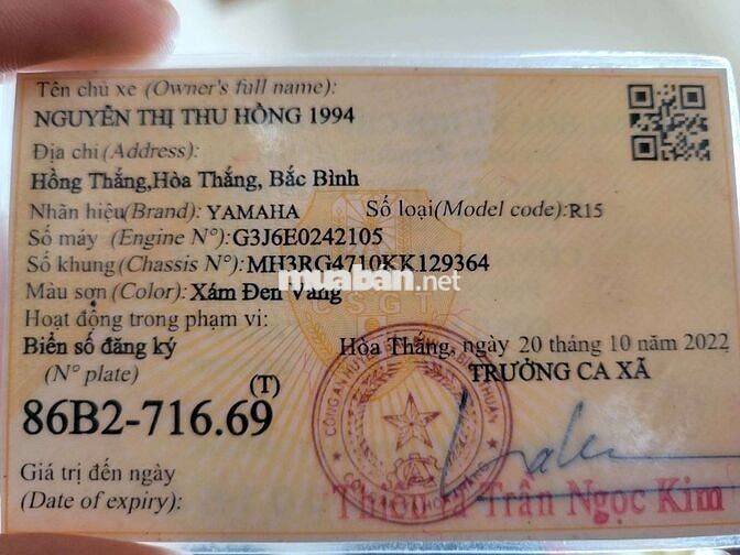 Yamaha R15 2022 Xám Vàng, Nữ Dùng, Thánh Lý Rẻ