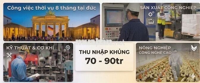 VIỆC LÀM THỜI VỤ: NV ĐÓNG GÓI THỰC PHẨM,  XÂY DỰNG