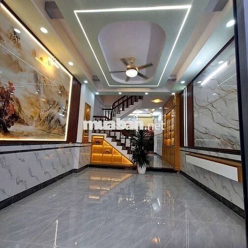 NHÀ 4 TẦNG MỚI HOÀN THIỆN – HẺM NHỰA 8M – SÁT LÊ VĂN KHƯƠNG