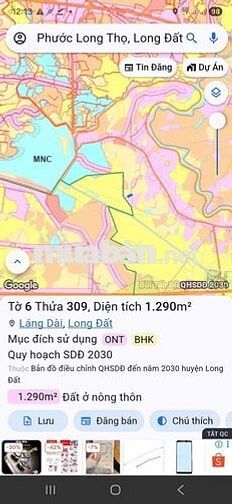 chính chủ bán đất thổ cư đường nhựa giá rẻ gần biển