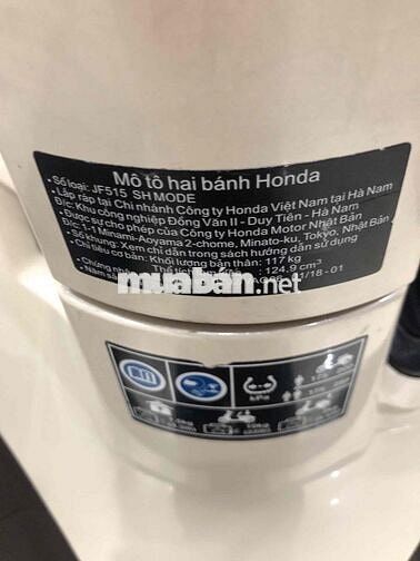 Honda SH Mode 125cc 2019 Vàng nhạt