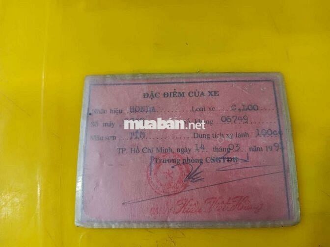 Honda Dream Thái 1991 Đen trắng