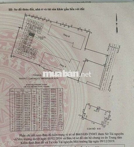 Chung Cư Prospers Phan Văn Hớn- F Tân Thới Nhất Q12
+ Block C: Lầu 8