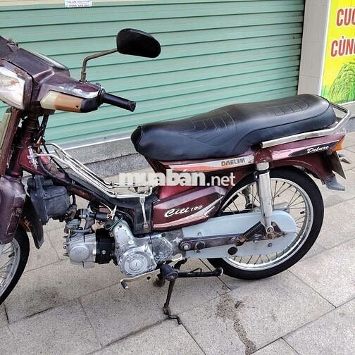 Daelim Citi 100 Deluxe Đỏ mận