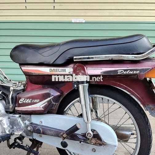 Daelim Citi 100 Deluxe Đỏ mận